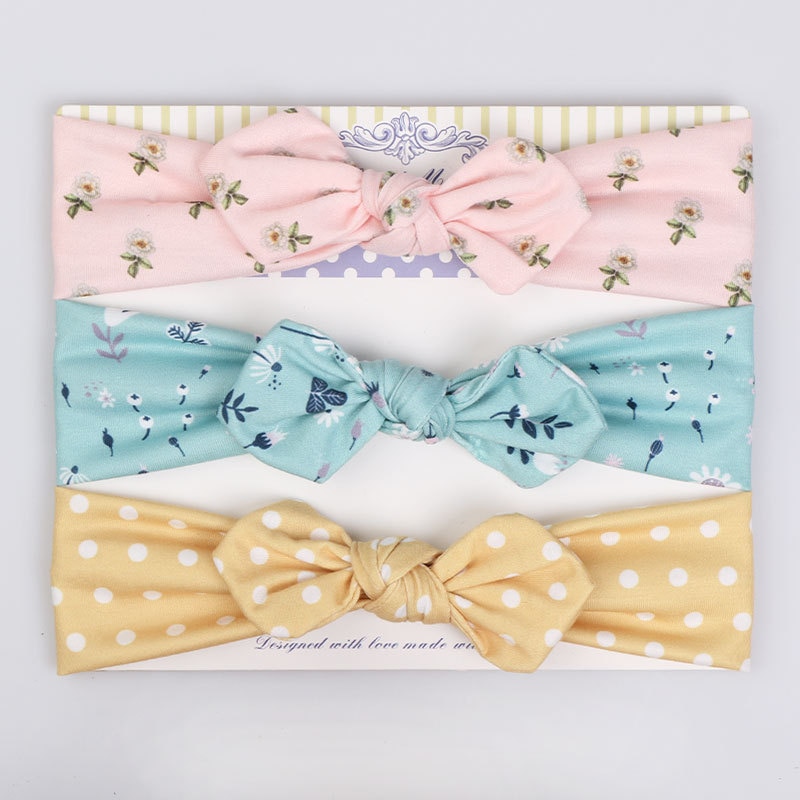 Bow Headbands Infant Wear (Set of 3)